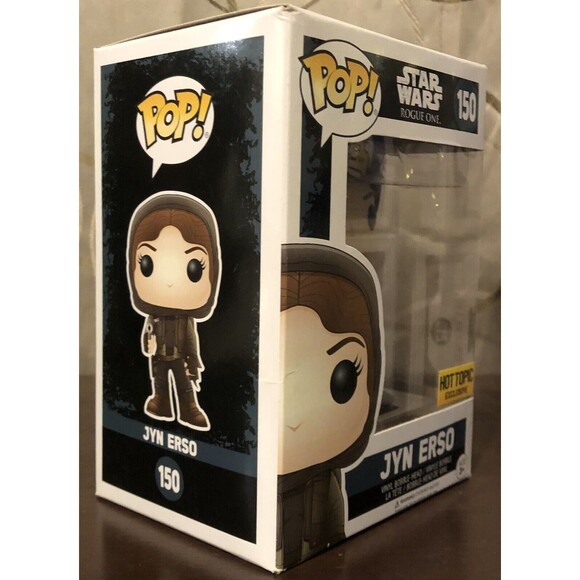 Funko Pop! Jyn Erso #150 Star Wars Rogue One Hot Topic Exclusive Vinyl Figure - Picture 2 of 10